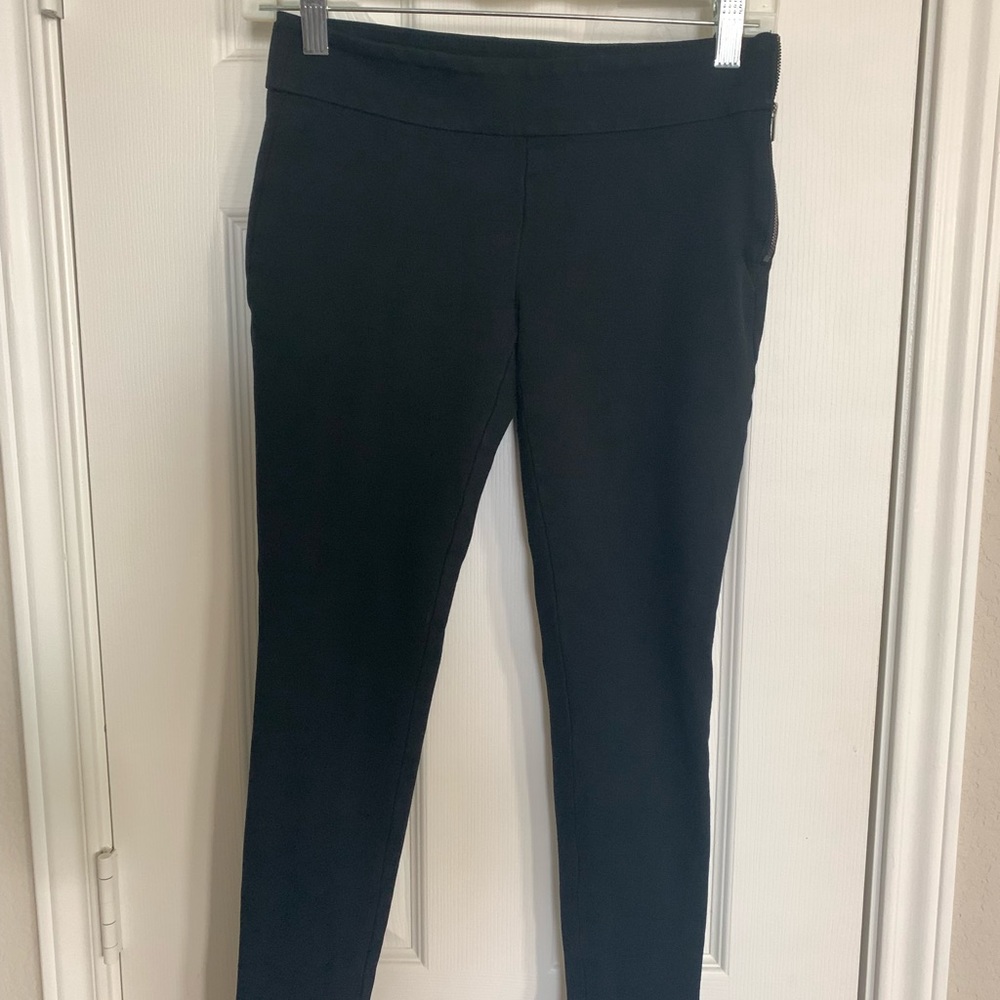 Ann Taylor Petite Side-zip Ponte Leggings
